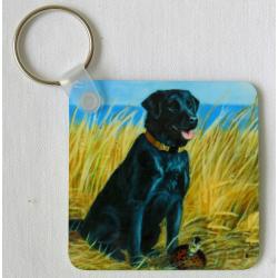 Lab black key ring side 1